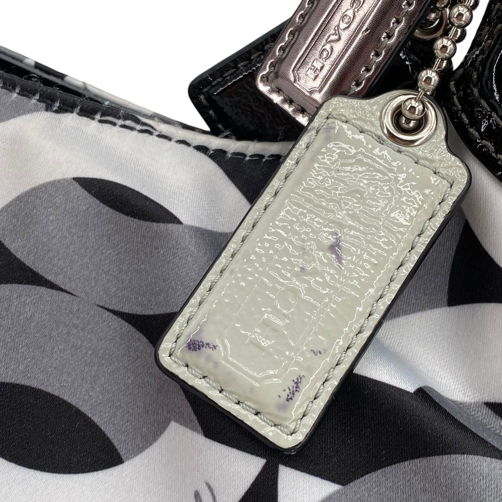 Coach Madison‎ Maggie Op Art Signature Jacquard Shoulder Bag 14420 - Picture 3 of 16